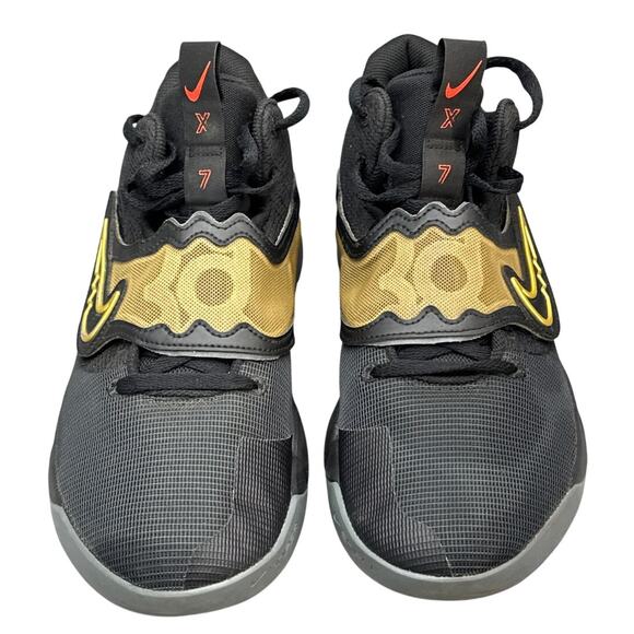 Nike KD Trey 5 X EP DD9538-010 Black Metallic Gold Basketball Sneaker Men 12 main image 7